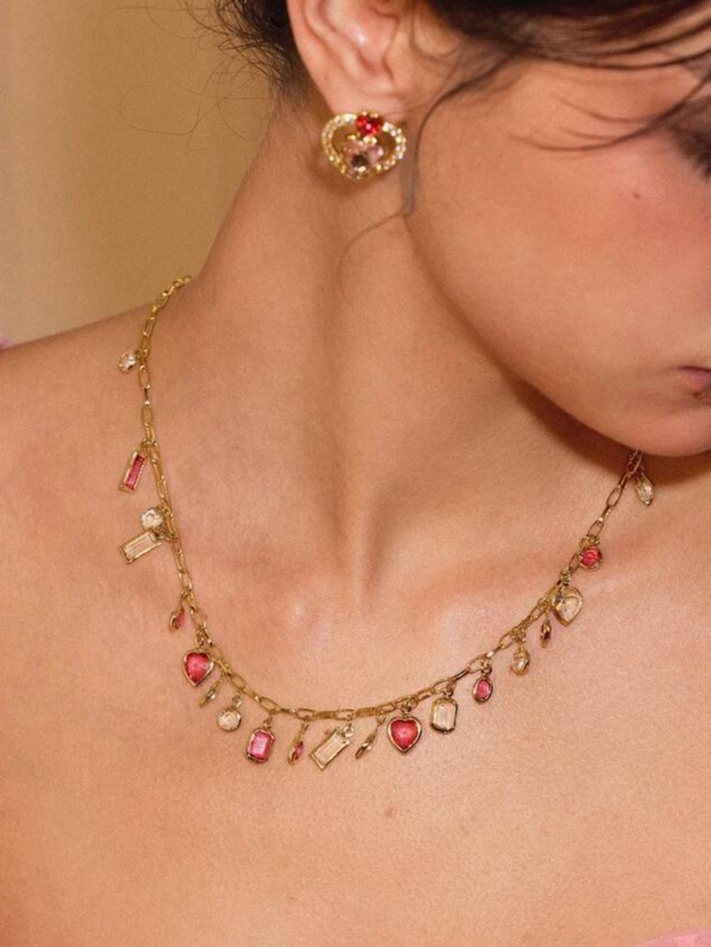 Crystal necklace N2055